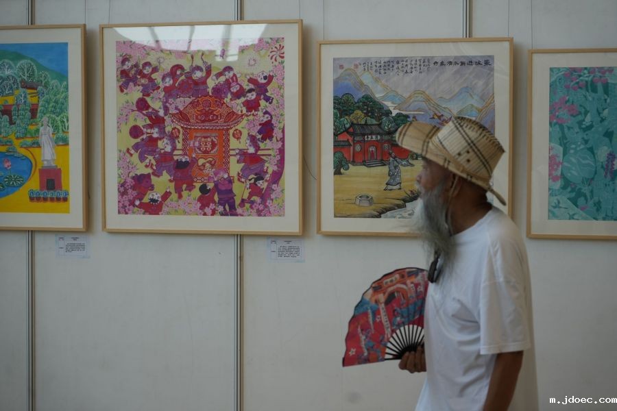 全国(黄冈)农民画展作品