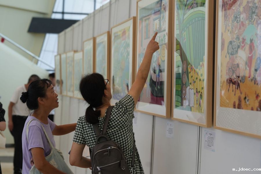 全国(黄冈)农民画展作品