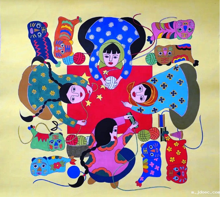 全国（黄冈）农民画展作品